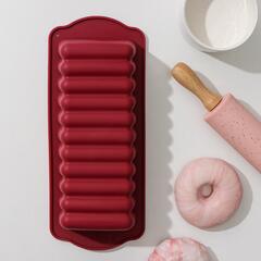 Форма силиконовая «Рулет», 27х12 см, цвет МИКС