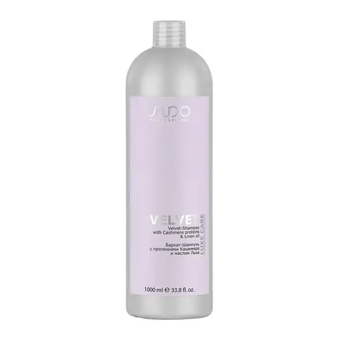 Бархат-Шампунь с протеинами кашемира и маслом льна серии "Luxe Care", 1000 мл