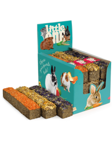 Little One лакомство для грызунов палочка из луговых трав ассорти 85 гр