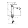 Смеситель для биде однорычажный с донным клапаном Axor Montreux 16526000