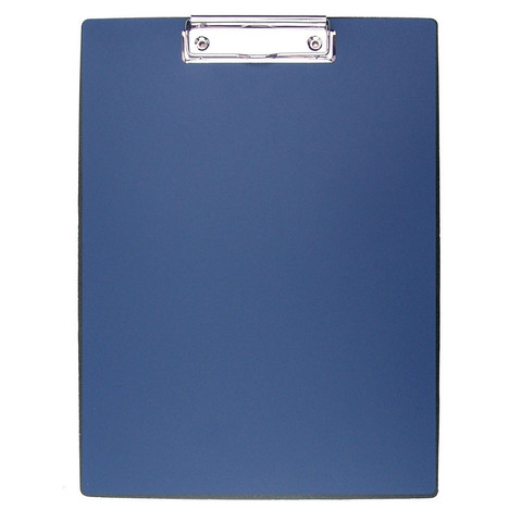 Папка-планшет Attache A4 пластиковая синяя без крышки