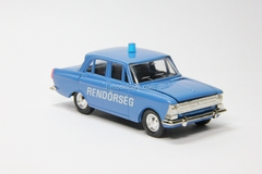Moskvich-408 Rendorseg Hungary Police Agat Mossar Tantal 1:43