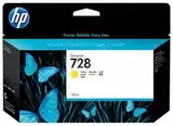 Картридж HP 728 для HP DesignJet Т730/Т830, 130 мл, желтый (Yellow)