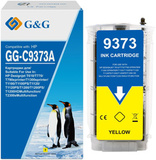 Совместимый струйный картридж G&G GG-C9373A (C9373A) для HP Designjet T610, T770, T790eprinter, T1300eprinter, T1100, 130 мл, желтый