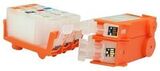 Перезаправляемые картриджи Canon iP4600, iP4700, MP540, MP640 с чипами. Комплект 5 картриджей PGI-520 - CLI-521.