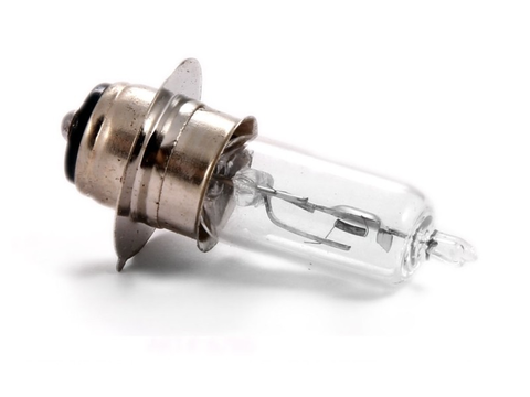 Лампа фары галоген P15D-25-1 12V 35/35W прозрачная  CN