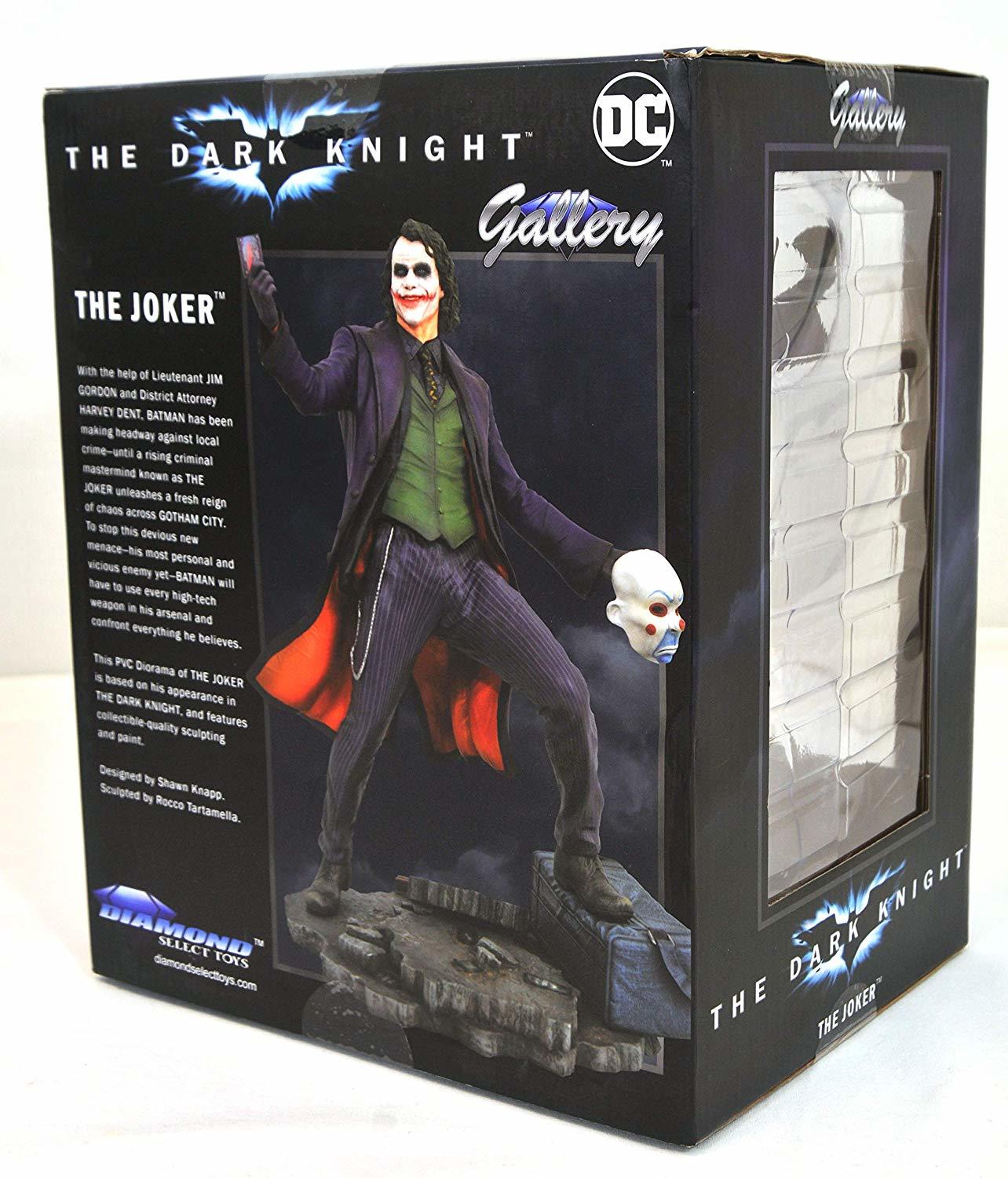 Джокер Темный рыцарь фигурка: купить статуэтку The Dark Knight DC Gallery  The Joker в интернет магазине Toyszone.ru