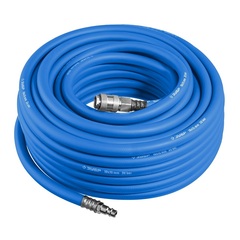 ЗУБР 15 м, 10 х 15 мм, 20 бар, воздушный шланг с фитингами рапид, Профессионал (6481-15)