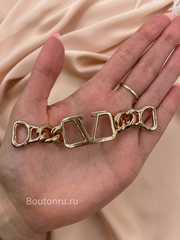 Декоративная цепочка ВЛНТ. золотистая  9,5 см