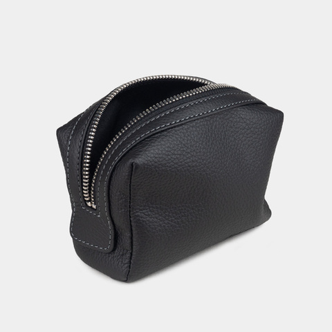 Несессер Mignon из кожи теленка, черного цвета