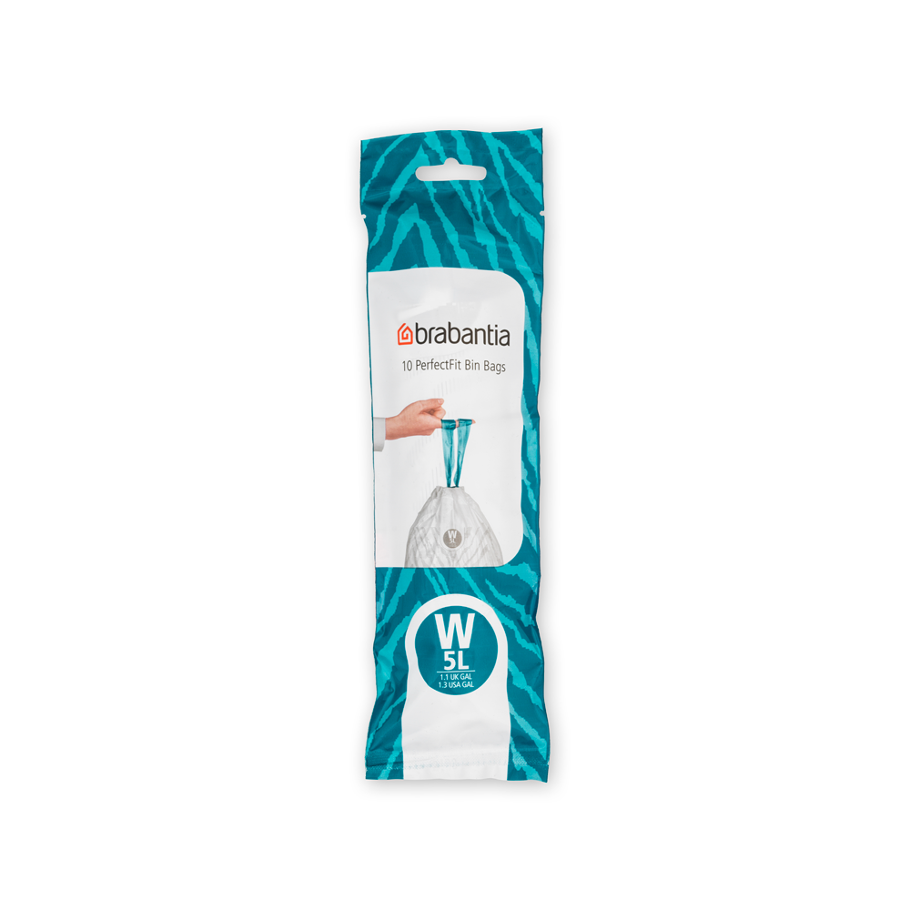 Мешки для мусора PerfectFit (5 л), 10 шт. (код W), в рулоне, арт. 137808 - фото 1