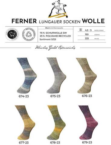 Ferner 8-ply Sockenwolle