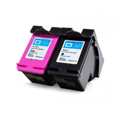 IC-H651_MP Комплект картриджей T2 для HP 651: C2P10AE/C2P11AE, черный + цветной