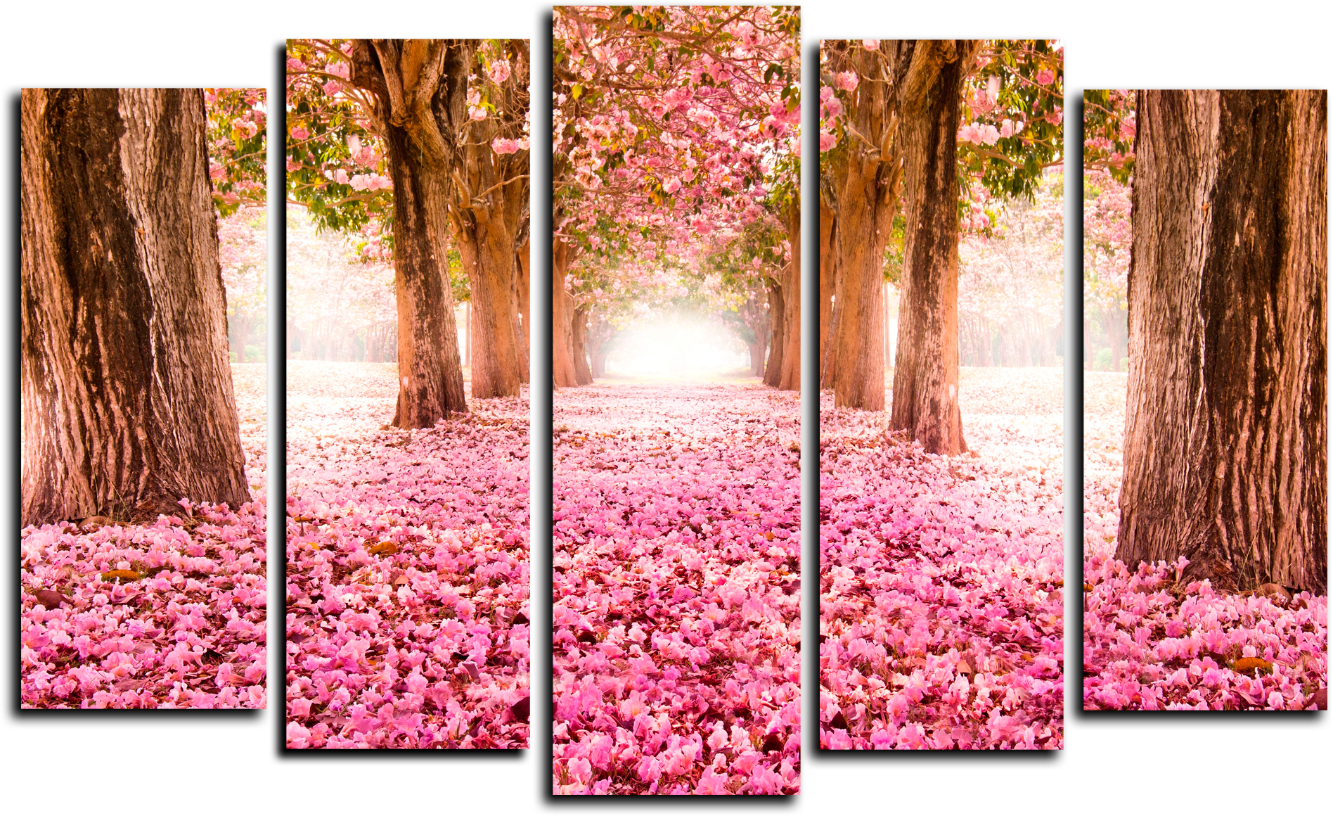Модульные картины Модульная картина "Розовый сад" М12.png