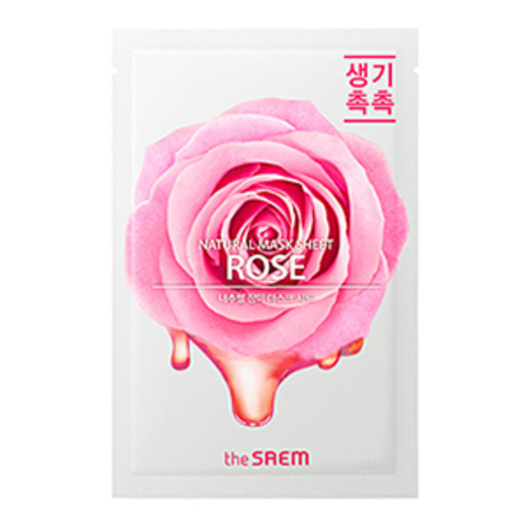 the Saem Natural Rose Mask Sheet