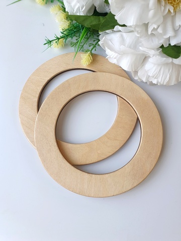 A set of handles for a bag (2 pcs) diameter 14 cm, 6 mm