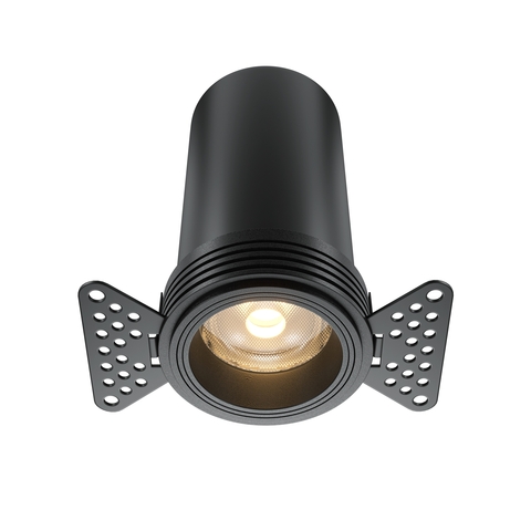 Встраиваемый светильник Maytoni Focus led DL125-L12-3K-TRS-B