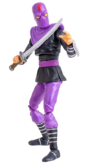 Фигурка The Loyal Subjects Teenage Mutant Ninja Turtles BST AXN TMNT Foot Soldier 5"