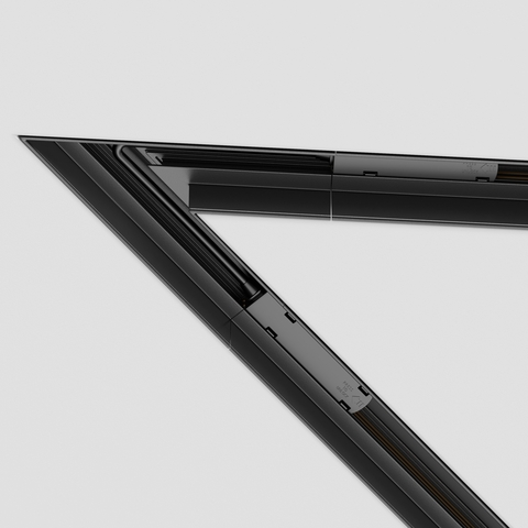 Угол для соединения 45° встраиваемого магнитного шинопровода Maytoni Gravity TRA010CLS-42B