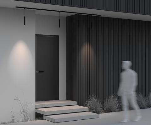 Уличный магнитный трековый светильник Maytoni ELASITY IP O-TR01-1-P-8WB3K