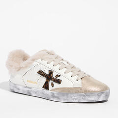 Кожаные кеды Premiata Steven-d 7606M на меху