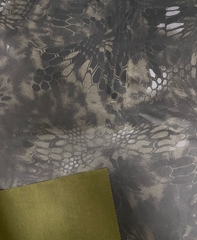 Ткань Дюспо-Флис ВО, 240 гр/м2, чёрный питон