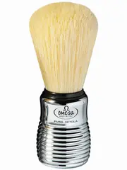 Помазок для бритья Omega натуральный кабан на подставке