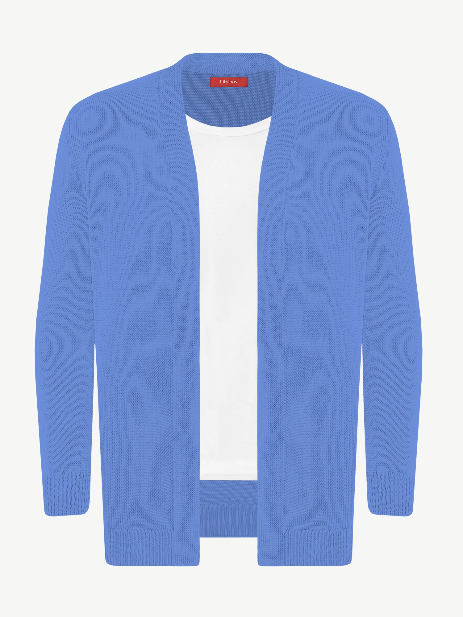 Кардиган с планкой из экохлопка