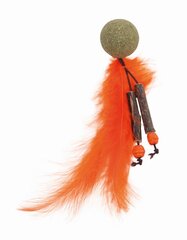 Mpets игрушка для кошек с кошачьей мятой CHARMY оранжевая