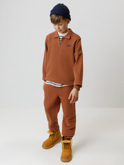 брюки  для мальчика  КР 400837/ореховый к622