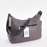 Сумка Саломея 506 мульти итальянский серо-черный