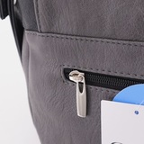 Сумка Саломея 106 македония серый + черный