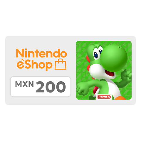 Карта оплаты Nintendo eShop 200 MXN Mexico [Цифровая версия]