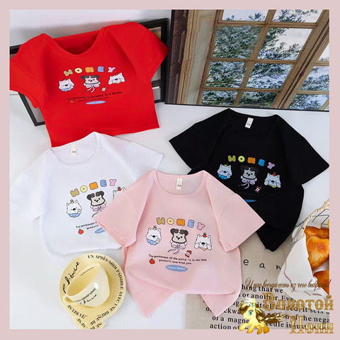 Футболка девочке (2-7) 260319-WQ218