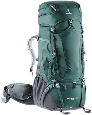 Картинка рюкзак туристический Deuter Aircontact Pro 70+15 Forest/Graphite - 1