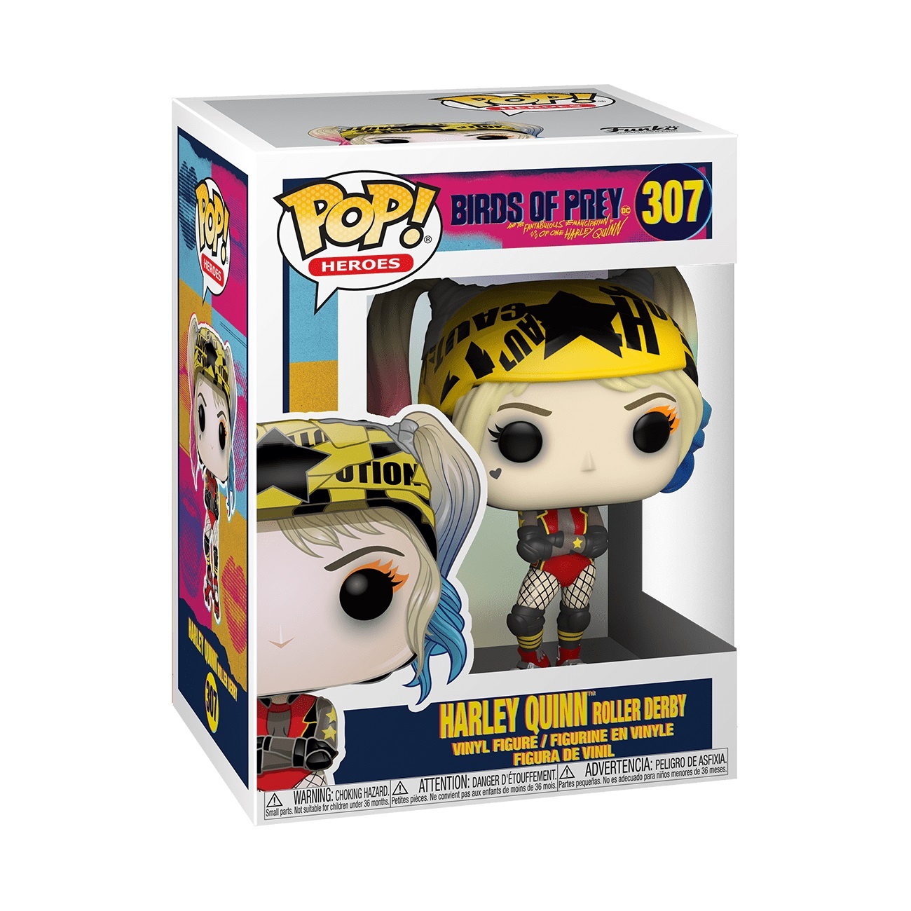 harley quinn roller derby funko pop