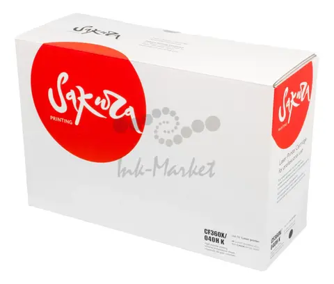 Картридж Sakura CF360X/040HBK для HP, Canon, черный, 12500 к.