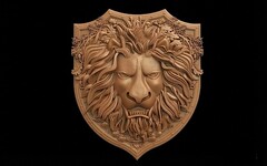 Силиконовый молд № 453 Щит лев