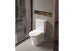 Унитаз напольный, безободковый Оптима 650x340x790