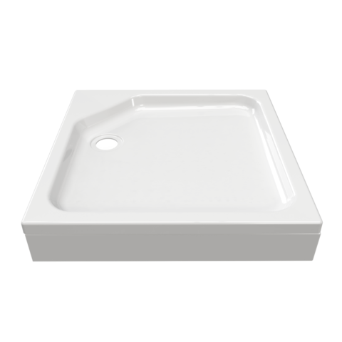 Поддон душевой 90х90 низкий акриловый