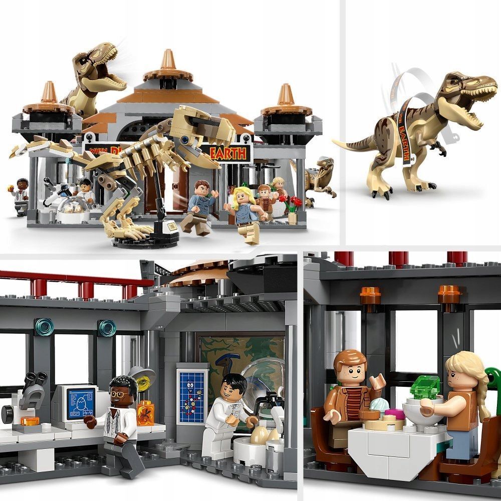 Конструктор LEGO Jurassic World - Центр для посетителей: Т-рекс против  Раптора Лего Парк Юрского периода 76961 купить в Москве | Доставка по  России.