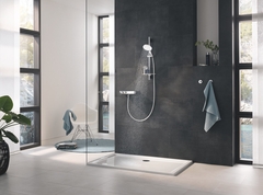 Душевой гарнитур GROHE Rainshower SmartActive 150, 3 вида струй, белая луна (26592LS0)