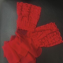 Чулки женские, красный