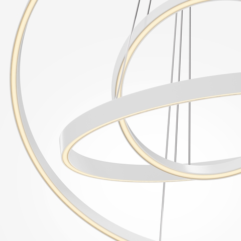 Подвесная светодиодная люстра Maytoni Rim MOD058PL-L100WK