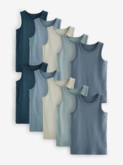 Майка для мальчика Next 434-841, 10 шт., Синий