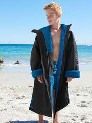 Плащ водонепроницаемый с флисовой подкладкой Next B06-454, Черный, Синий