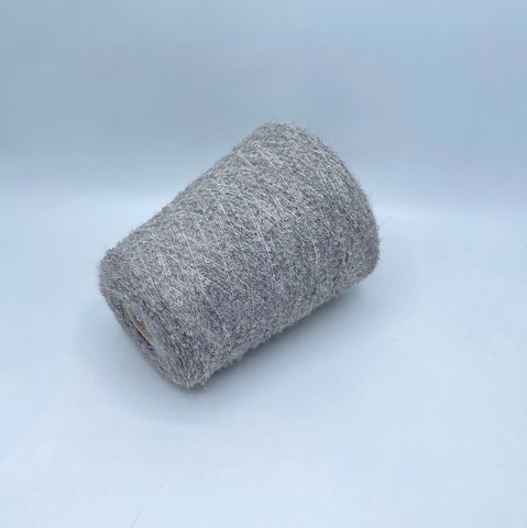 Loro Piana (пр.Италия) art- Bouclerone 500м/100гр, 82% Беби сури альпака, 18% Полиамид цвет- Серый, арт.35835