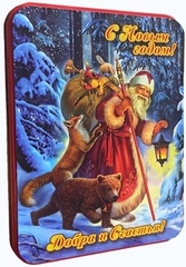 Чай «С НОВЫМ ГОДОМ» 60 г. в жестяной банке с магнитом