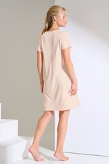 Ночная сорочка с коротким рукавом LISCA PATRICIA 023454 | Кремово-розовый