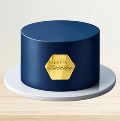 Украшение фигурное «Happy Birthday» золото, акрил 1 шт.